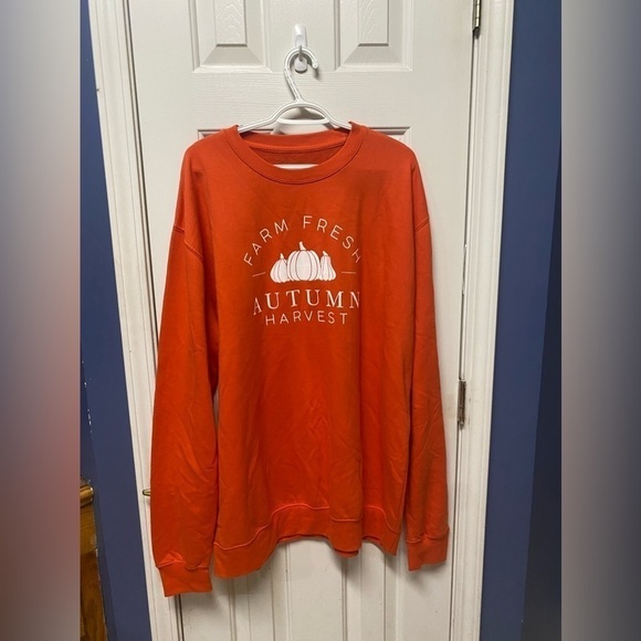 IC Women's Crew Neck
Pullover Long Sleeve Orange
Sweatshirt Size 2X - Picture 3 of 8